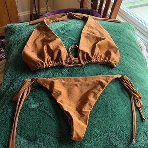 Burnt orange bikini